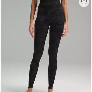 Black Camouflage Women's Lululemon Leggings